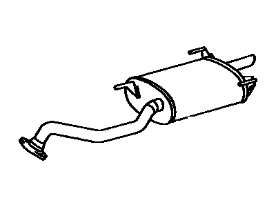 Toyota 17430-1A410 Muffler & Pipe