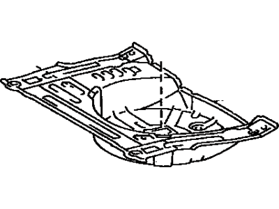 Toyota 58311-20330 Pan, Rear Floor