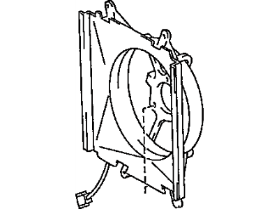 Toyota 16711-74500 Shroud Sub-Assy, Fan