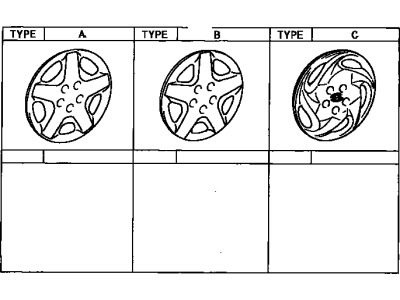 Toyota 42602-20340 Wheel Cap