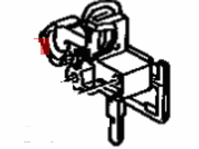 Toyota 69056-20270 Cylinder & Key Set
