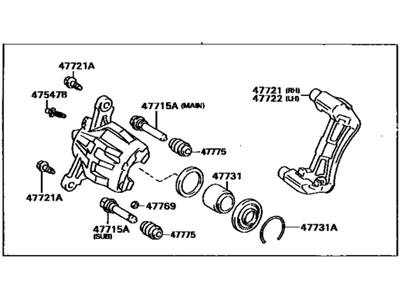 Toyota 47730-20481 Caliper