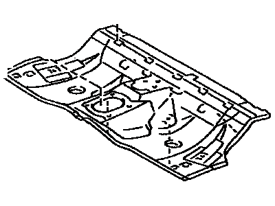 Toyota 58211-20450 Center Floor Pan