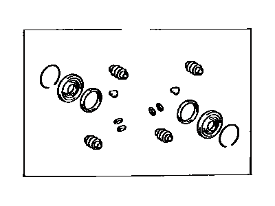 Lexus 04479-33010 Cylinder Kit, Disc Brake, Front