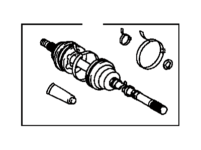 Toyota 43460-29256 Shaft & Joint Assembly