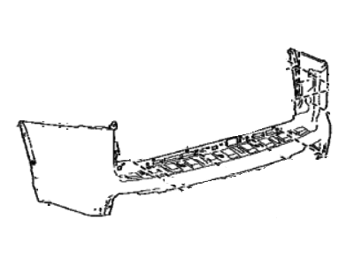 Toyota 52159-0C912 COVER, RR BUMPER L/C