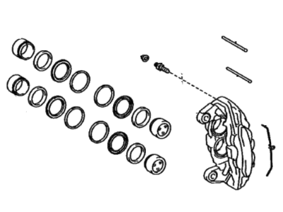 Toyota 47730-0C060 CYLINDER ASSY, DISC