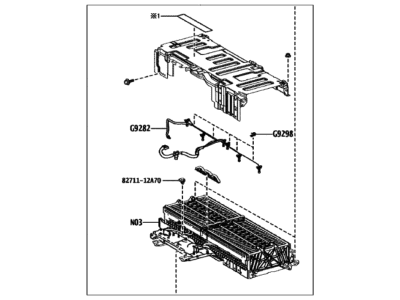 Toyota G9510-34010 BATTERY ASSY, HV SUP