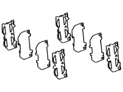 Toyota 04945-02330 SHIM KIT, ANTI SQUEA