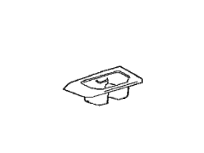 Toyota 64745-0C040-C0 HOLDER, DECK SIDE TR