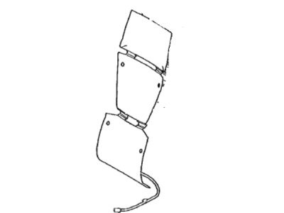 Toyota 87530-0C050 HEATER ASSY, SEAT BA