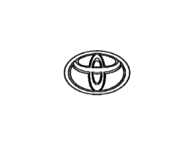 Toyota 75430-0C060 EMBLEM ASSY, BACK DO