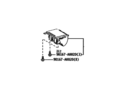 Toyota 55620-0C040-C1 HOLDER ASSY, INSTRUM