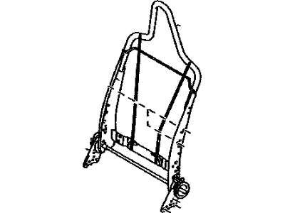 Toyota 71640-34010 Seat Back Frame