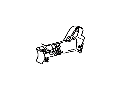 Toyota 71811-60140-A1 Shield, Front Seat Cushion, RH