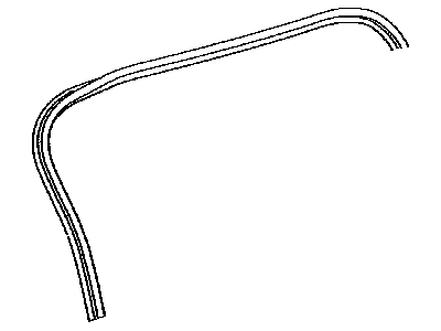 Toyota 67881-12100 Weatherstrip, Back Door
