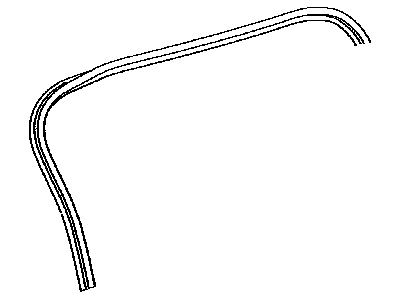 Toyota 67881-12220 Weatherstrip, Back Door