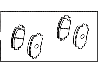 Toyota 04465-52320 Front Pads