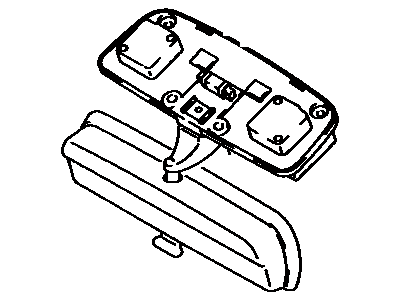 Toyota 87810-0W010-B2 Inner Rear View Mirror Assembly