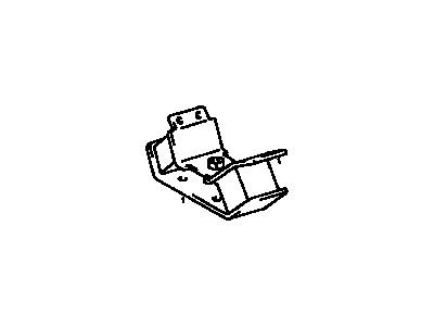 Toyota 12371-62100 Insulator, Engine Mounting, Rear