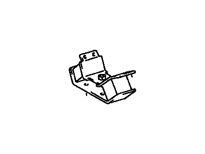 Toyota 12371-75010 Insulator, Engine Mounting, Rear