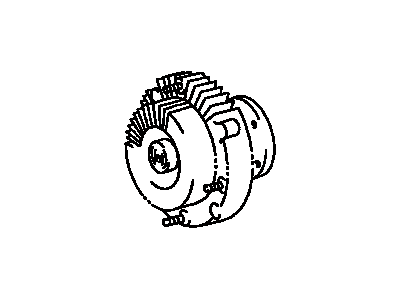 Toyota 16210-62011 Coupling Assembly, Fluid