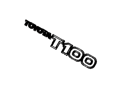 Toyota 75427-34010 Nameplate