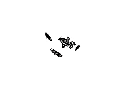 Toyota 53510-34010 Lock Assembly, Hood