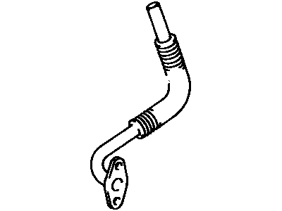 Toyota 25611-75020 Pipe Sub-Assembly, EGR