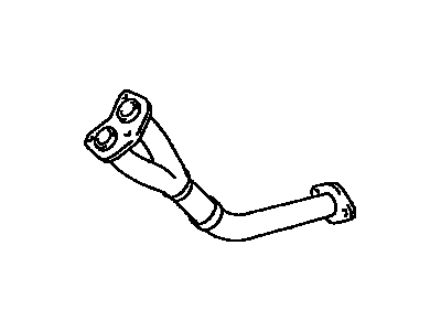 Toyota 17410-65070 Front Exhaust Pipe Assembly