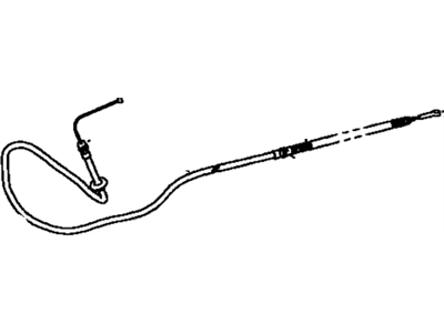 Toyota 46410-34010 Cable Assembly, Parking Brake