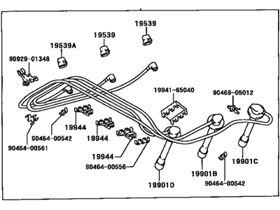 Toyota 90919-21556 Cable Set