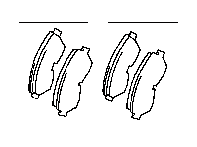Toyota 04465-35061 Front Pads