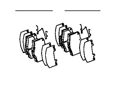 Toyota 04465-YZZA5 Brake Pad