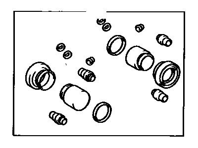 Toyota 04479-34010 Caliper Overhaul Kit