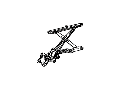 Toyota 69810-0W010 Regulator Sub-Assy, Front Door Window, RH