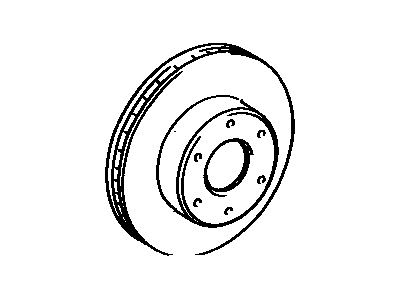 Toyota 43512-34040 Front Disc