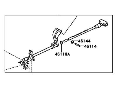 Toyota 46104-35040 Parking Brake Control