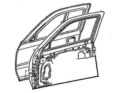 Toyota 67002-04110 Panel Sub-Assy, Front Door, LH