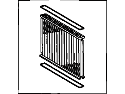 Toyota 04160-04020 Core Kit, Radiator