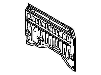 Toyota 64101-04031 Panel, Back