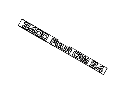Toyota 11288-62010 Nameplate