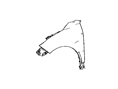 Toyota 53802-48160 Fender Sub-Assembly, Fr