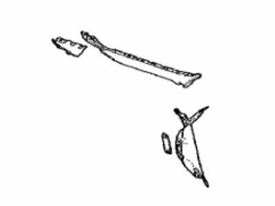 Toyota 61032-48020 Extension Sub-Assembly,