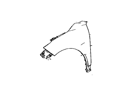 Toyota 53801-48140 Fender Sub-Assembly, Fr