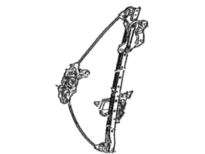 Toyota 69802-48100 Window Regulator