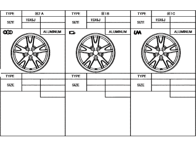 Toyota 42611-47100 Wheel, Disc