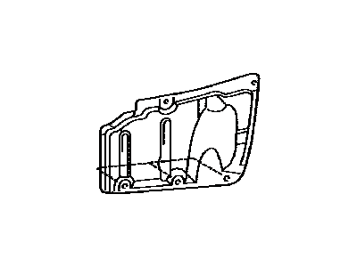 Toyota 51443-12080 Side Cover