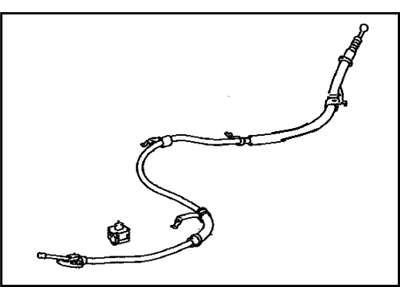 Toyota 46420-47080 Rear Cable