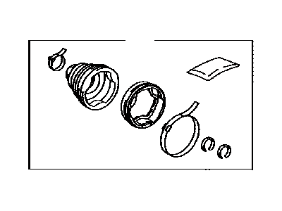 Toyota 04437-10020 Inner Boot